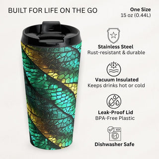 Emerald Scales - Travel Mug