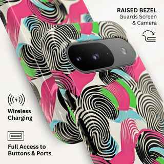 Flowing Stripes - Pixel Tough