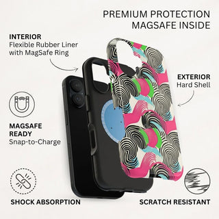 Flowing Stripes - iPhone MagSafe