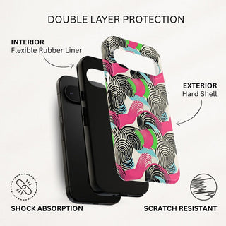 Flowing Stripes - Pixel Tough