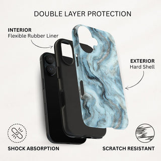 Frosted Silver - iPhone Tough