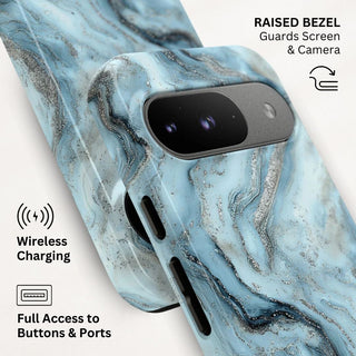 Frosted Silver - Pixel Tough