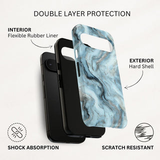 Frosted Silver - Pixel Tough