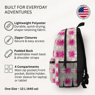 Fuchsia Burst - Backpack