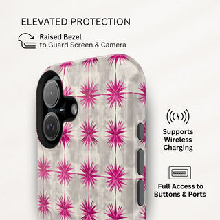 Fuchsia Burst - iPhone Tough