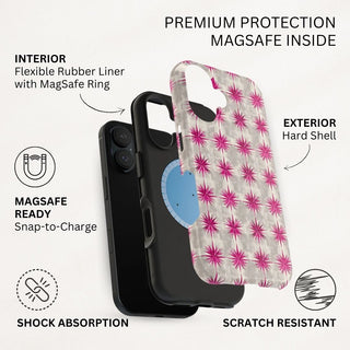 Fuchsia Burst - iPhone MagSafe