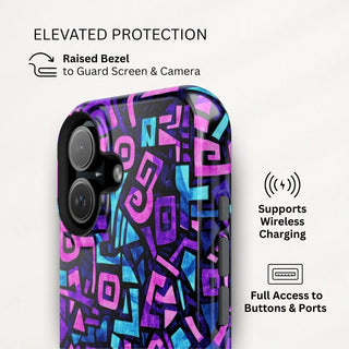 Geometric Pulse - iPhone Tough