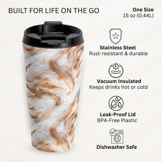 Gilded Serenity - Travel Mug