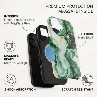 Golden Geode - iPhone MagSafe