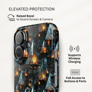 Golden Glow Pendants - iPhone Slim