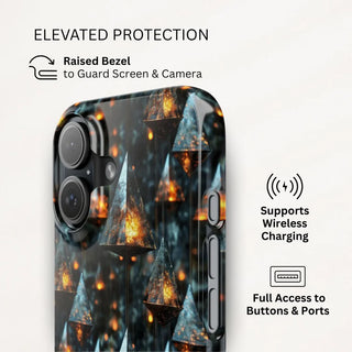 Golden Glow Pendants - iPhone Slim