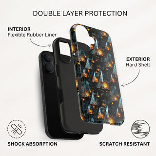 Golden Glow Pendants - iPhone Tough