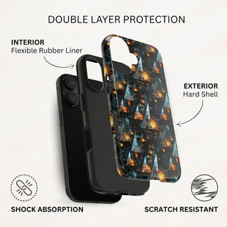 Golden Glow Pendants - iPhone Tough