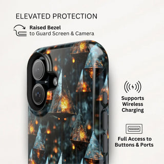 Golden Glow Pendants - iPhone Tough