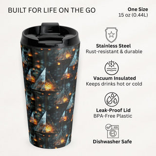 Golden Glow Pendants - Travel Mug