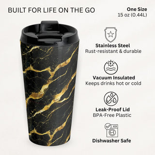 Golden Obsidian - Travel Mug