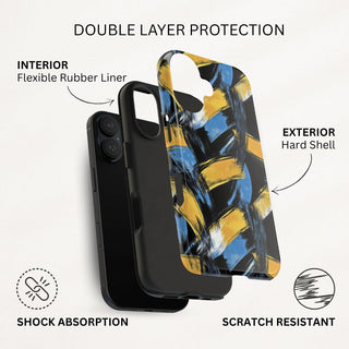 Golden Strokes - iPhone Tough