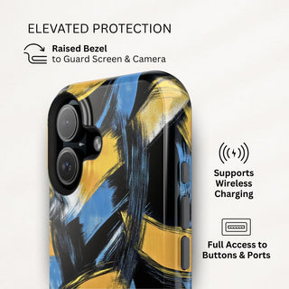 Golden Strokes - iPhone MagSafe