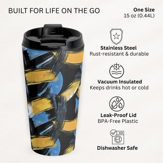 Golden Strokes - Travel Mug