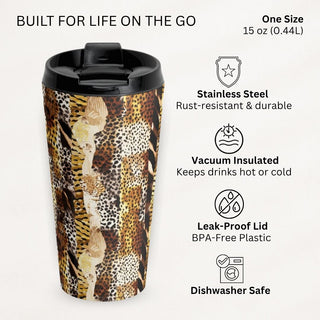 Golden Wilderness - Travel Mug