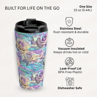 Iridescent Bloom - Travel Mug