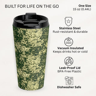 Matrix Terrain - Travel Mug