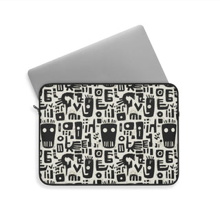 Monochrome Echoes - Laptop Sleeve
