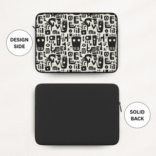 Monochrome Echoes - Laptop Sleeve