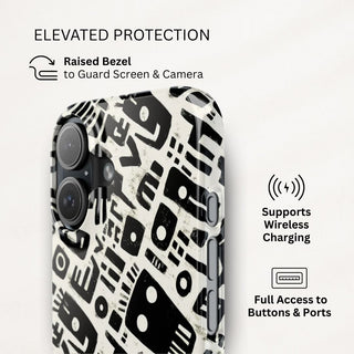 Monochrome Echoes - iPhone Slim