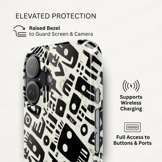 Monochrome Echoes - iPhone Slim