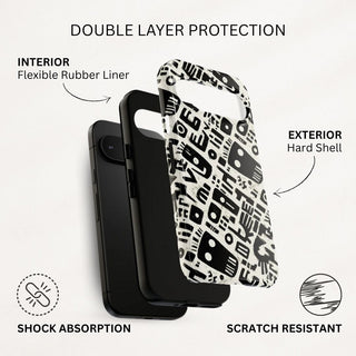 Monochrome Echoes - Pixel Tough