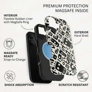 Monochrome Echoes - iPhone MagSafe