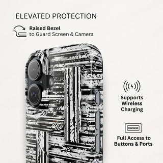 Monochrome Grunge - iPhone Slim