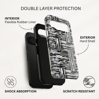 Monochrome Grunge - Pixel Tough