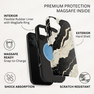 Monochrome Rift - iPhone MagSafe