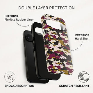 Mulberry Camouflage - Pixel Tough