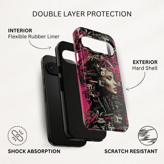 Neon-Lit Silhouette - Pixel Tough