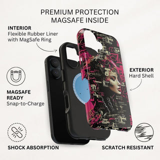 Neon-Lit Silhouette - iPhone MagSafe