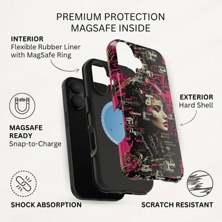 Neon-Lit Silhouette - iPhone MagSafe