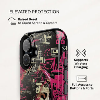 Neon-Lit Silhouette - iPhone MagSafe