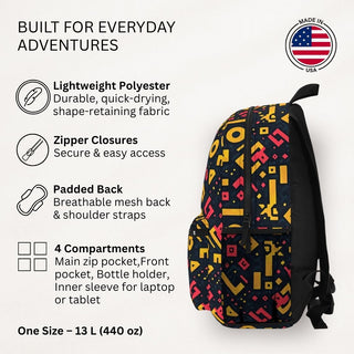 Neon Glyphs - Backpack
