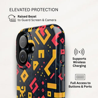 Neon Glyphs - iPhone MagSafe