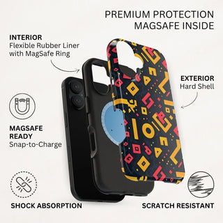 Neon Glyphs - iPhone MagSafe