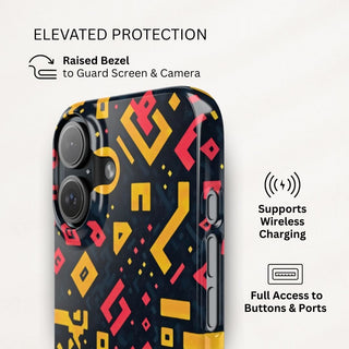 Neon Glyphs - iPhone Slim