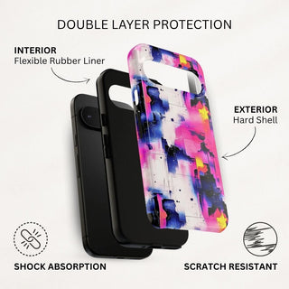 Neon Grid - Pixel Tough