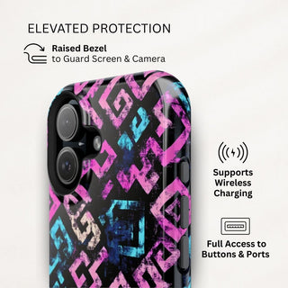 Neon Maze - iPhone MagSafe