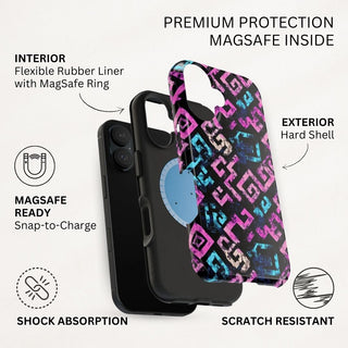 Neon Maze - iPhone MagSafe