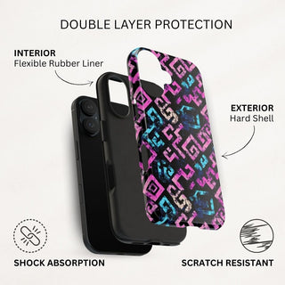 Neon Maze - iPhone Tough