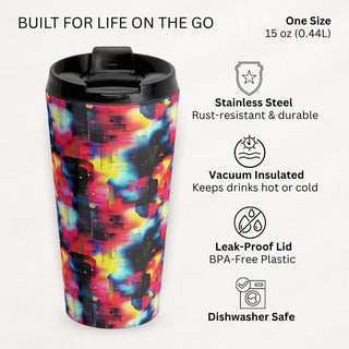 Neon Pulse - Travel Mug