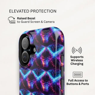 Neon Rift - iPhone Tough